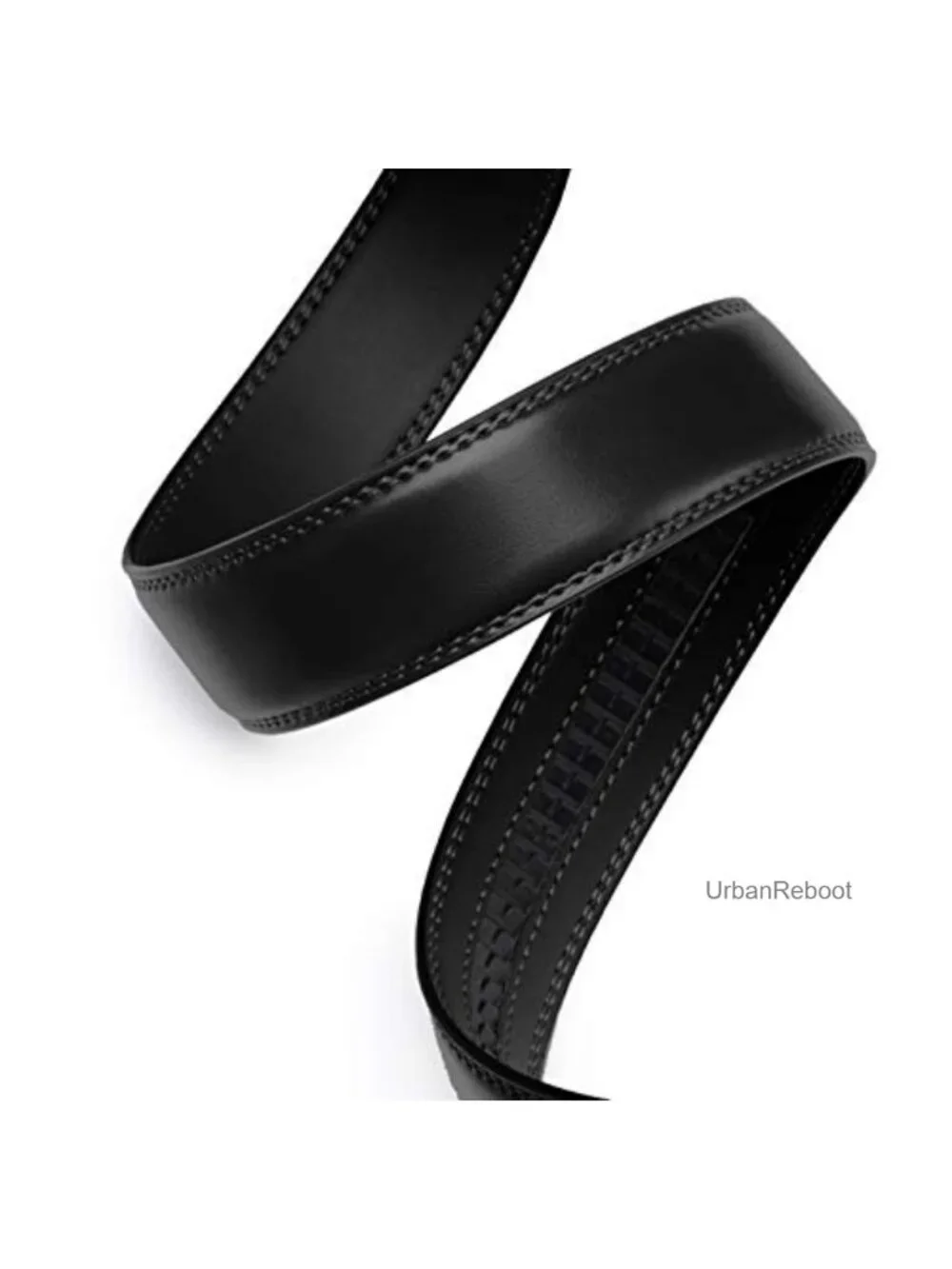 Genuine Leather Ratchet Belt Replacement Strap 1 3/8
